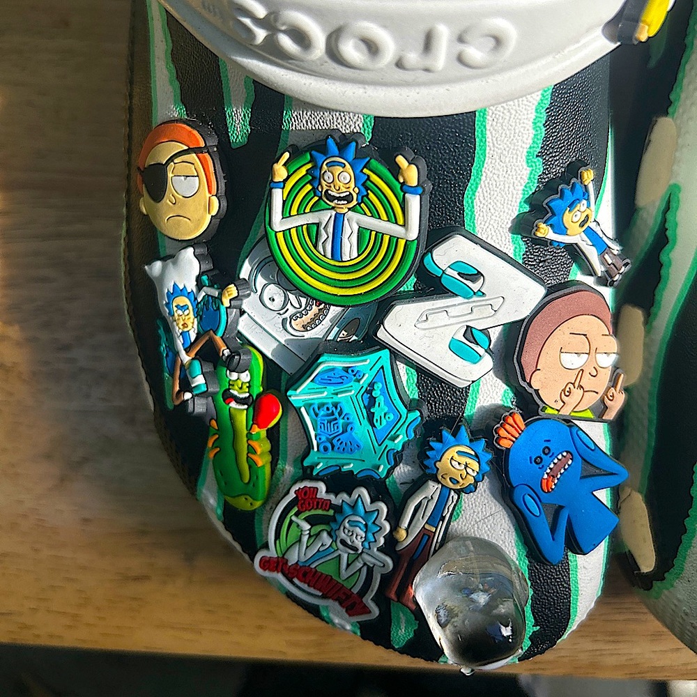 Rick And Morty Art Basel Custom Crocs - image 8